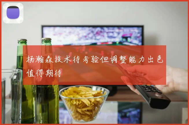 杨瀚森技术待考验但调整能力出色值得期待